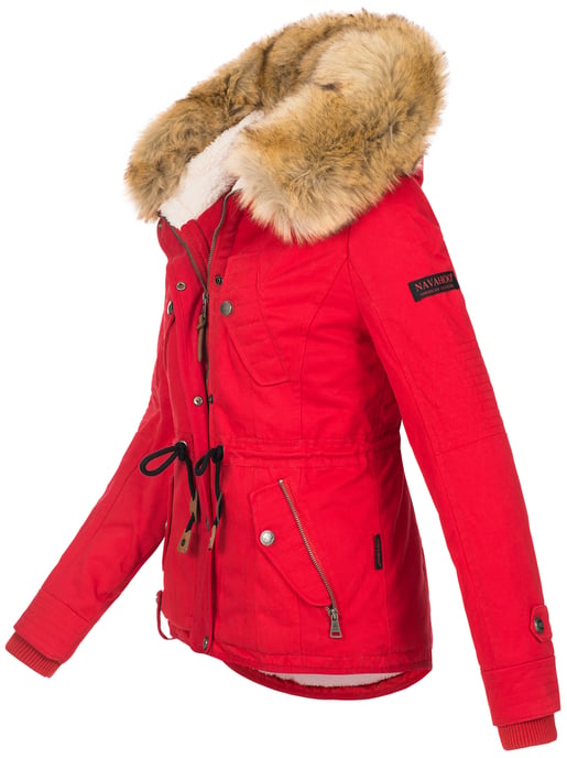 Navahoo Dam Vinterjacka Pearl – Kort Parkas med Teddyfoder & Avtagbar Fuskpälskrage - Image 2
