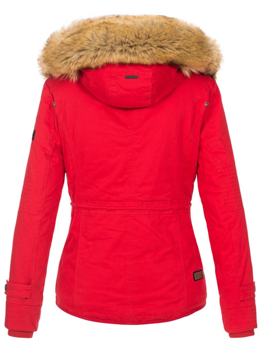 Navahoo Dam Vinterjacka Pearl – Kort Parkas med Teddyfoder & Avtagbar Fuskpälskrage - Image 3