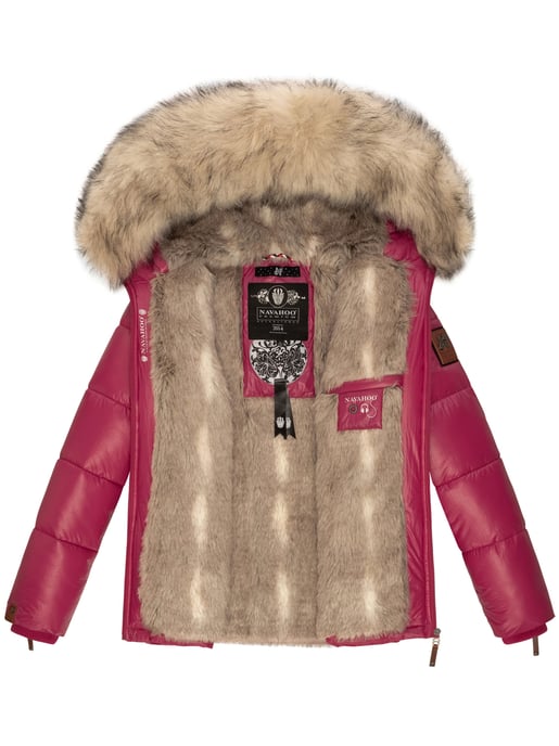 Navahoo Premium Dam Vinterjacka Tikunaa – Pufferstil, Varm & Med Fuskpäls-krage - Image 6