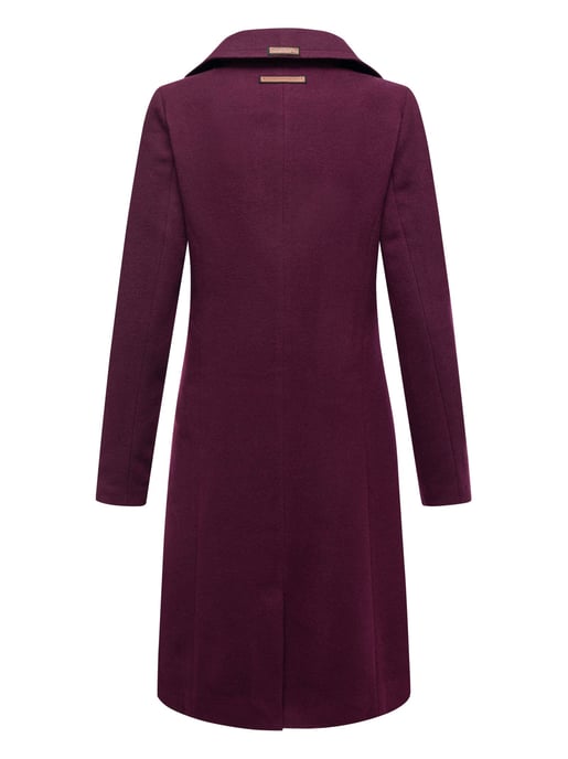 Navahoo Dames Trenchcoat Wooly – Premium Wintermantel met Elegante Pasvorm - Image 3