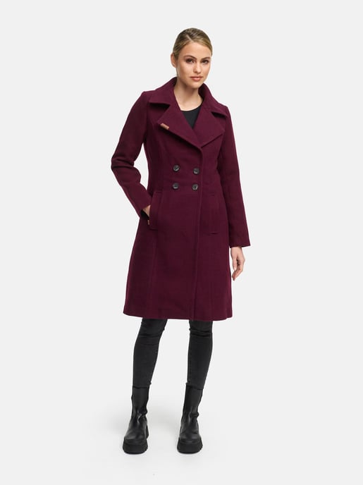 Navahoo Dames Trenchcoat Wooly – Premium Wintermantel met Elegante Pasvorm - Image 6