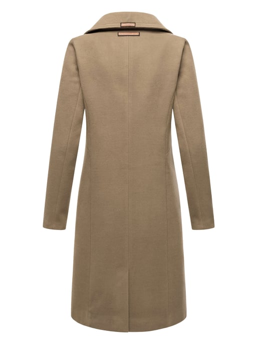 Navahoo Dames Trenchcoat Wooly – Premium Wintermantel met Elegante Pasvorm - Image 4