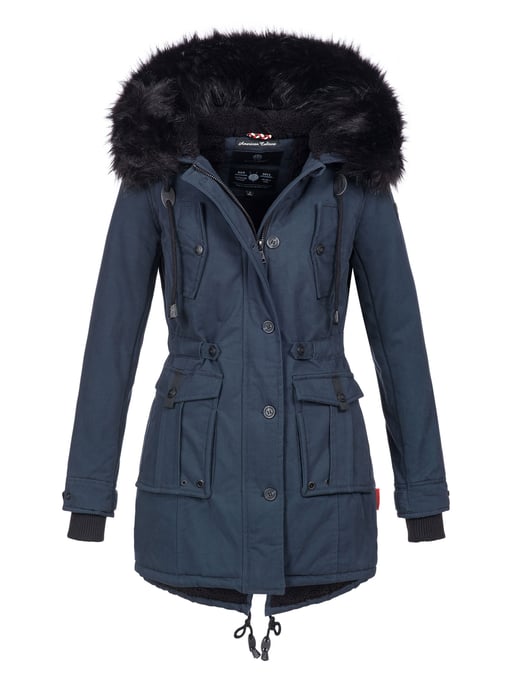 Navahoo Women’s Winter Jacket Luluna – With Teddy Fleece & Detachable Faux Fur Collar - Image 1
