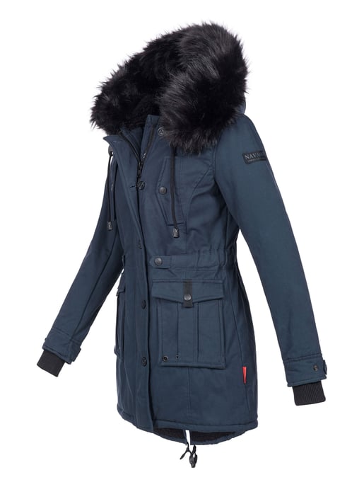Navahoo Women’s Winter Jacket Luluna – With Teddy Fleece & Detachable Faux Fur Collar - Image 2