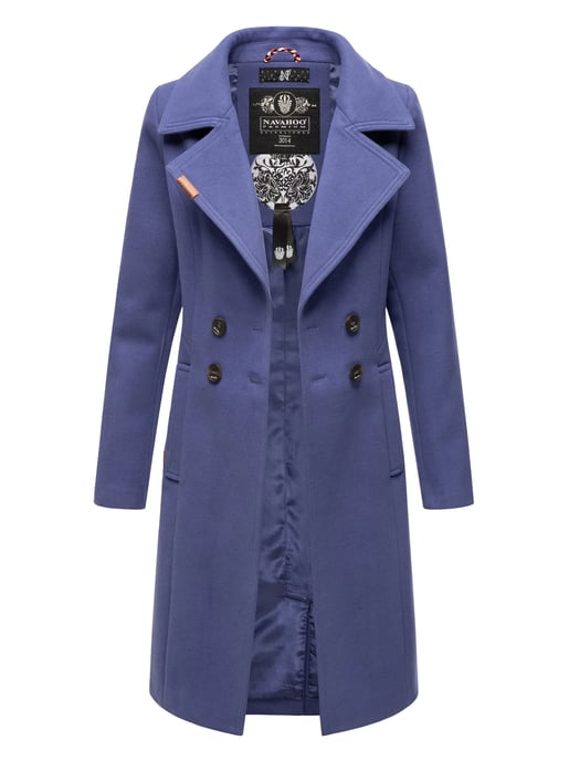 Navahoo Dames Trenchcoat Wooly – Premium Wintermantel met Elegante Pasvorm - Image 2