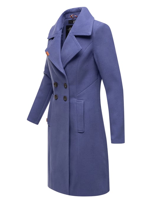 Navahoo Dames Trenchcoat Wooly – Premium Wintermantel met Elegante Pasvorm - Image 3
