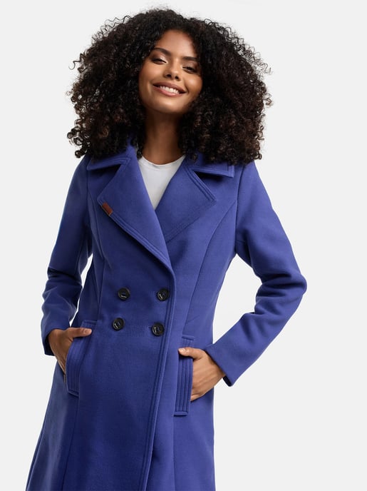 Navahoo Dames Trenchcoat Wooly – Premium Wintermantel met Elegante Pasvorm - Image 6