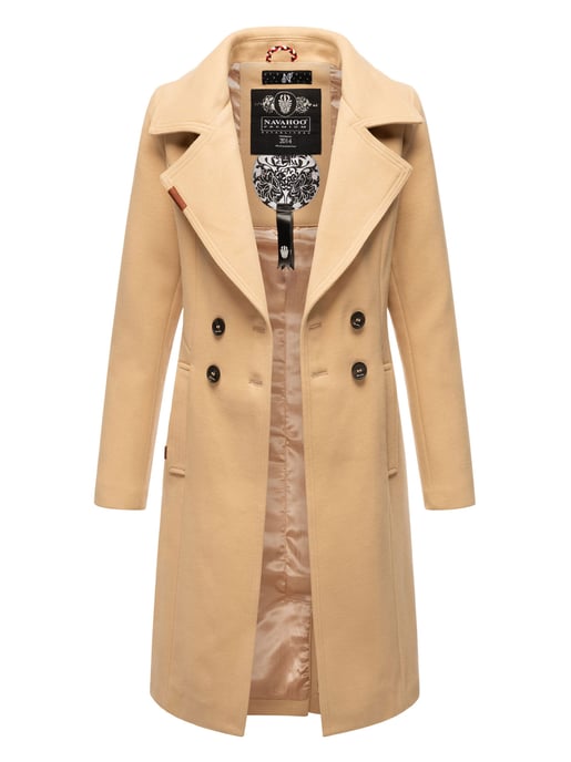 Navahoo Dames Trenchcoat Wooly – Premium Wintermantel met Elegante Pasvorm - Image 2