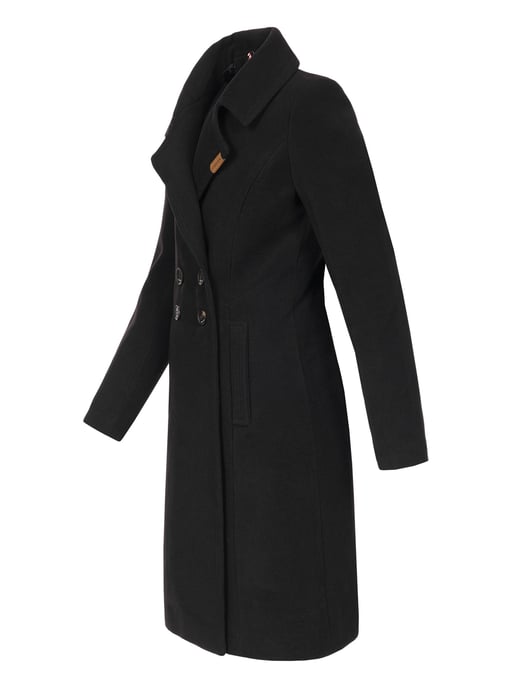 Navahoo Dames Trenchcoat Wooly – Premium Wintermantel met Elegante Pasvorm - Image 2
