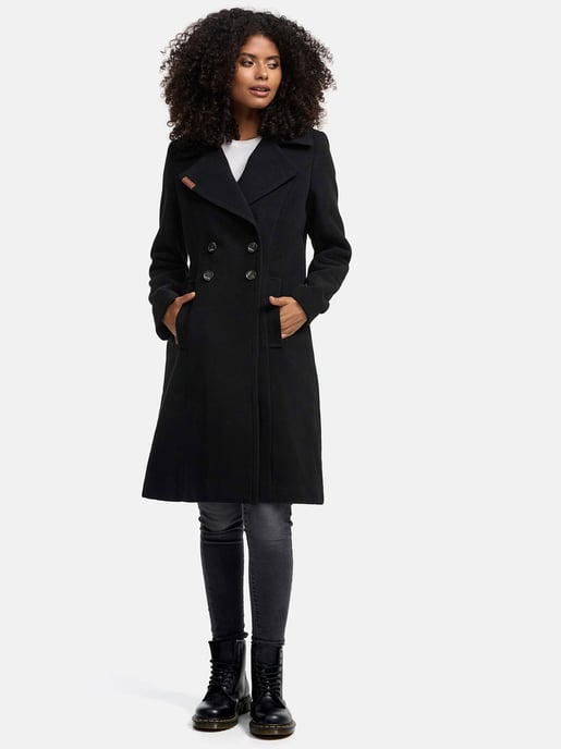 Navahoo Dames Trenchcoat Wooly – Premium Wintermantel met Elegante Pasvorm - Image 5