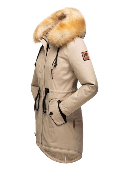 Navahoo Dam Vinterjacka Bombi – Premium Kollektion med Avtagbar Fuskpäls-krage - Image 4