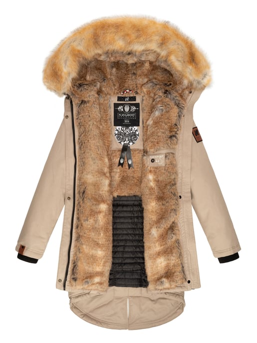 Navahoo Dam Vinterjacka Bombi – Premium Kollektion med Avtagbar Fuskpäls-krage - Image 6