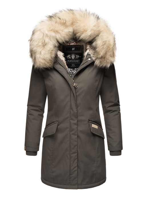 Navahoo Women’s Winter Parka Cristal – Premium Collection with Detachable Faux Fur Collar - Image 1