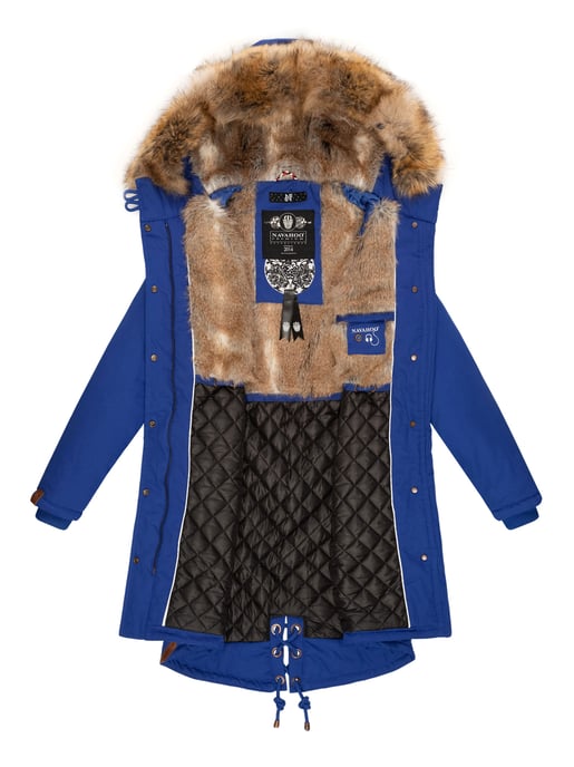 Navahoo Dam Vinterjacka Rosinchen – Klassisk Parka med Avtagbar Fuskpäls-krage - Image 6