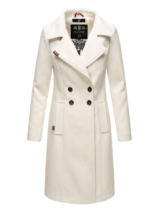 Navahoo Dames Trenchcoat Wooly – Premium Wintermantel met Elegante Pasvorm - Image 1