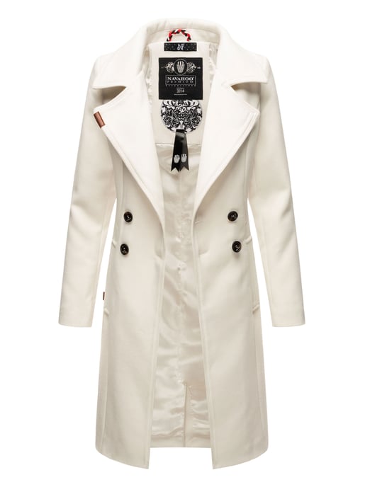 Navahoo Dames Trenchcoat Wooly – Premium Wintermantel met Elegante Pasvorm - Image 2