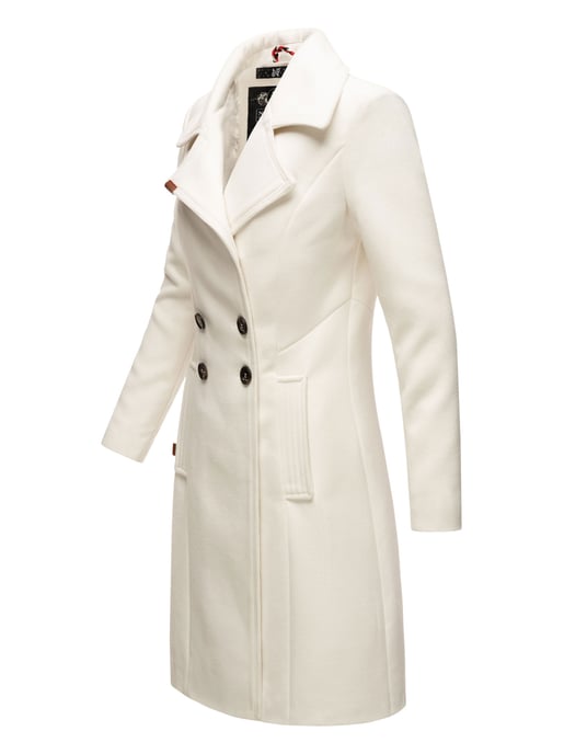 Navahoo Dames Trenchcoat Wooly – Premium Wintermantel met Elegante Pasvorm - Image 3