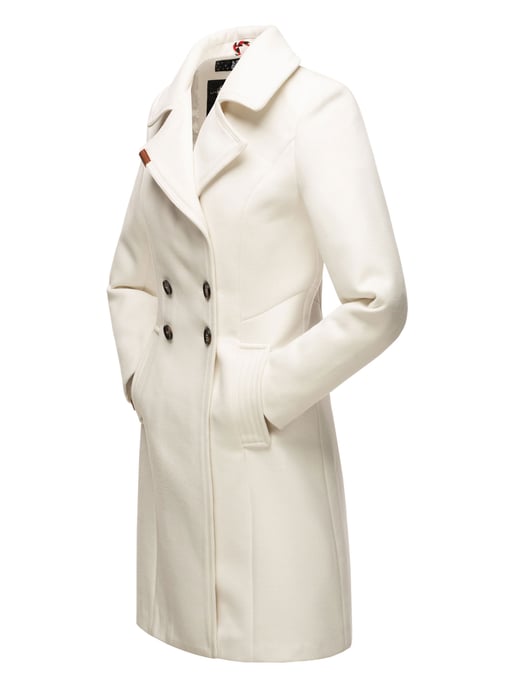 Navahoo Dames Trenchcoat Wooly – Premium Wintermantel met Elegante Pasvorm - Image 4