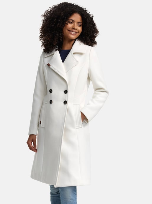 Navahoo Dames Trenchcoat Wooly – Premium Wintermantel met Elegante Pasvorm - Image 6