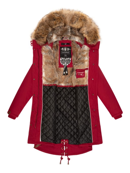 Navahoo Dam Vinterjacka Rosinchen – Klassisk Parka med Avtagbar Fuskpäls-krage - Image 6