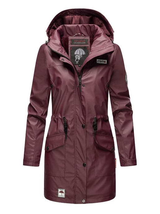 Navahoo Women’s Raincoat Deike – Water-Repellent with Detachable Hood - Image 1