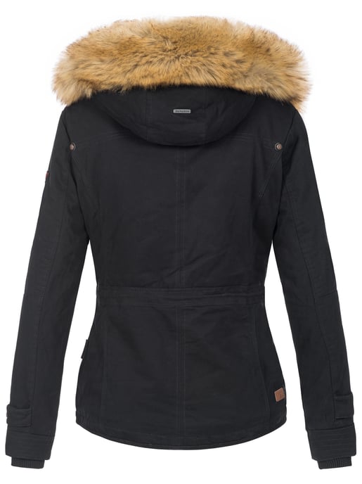 Navahoo Dam Vinterjacka Pearl – Kort Parkas med Teddyfoder & Avtagbar Fuskpälskrage - Image 4