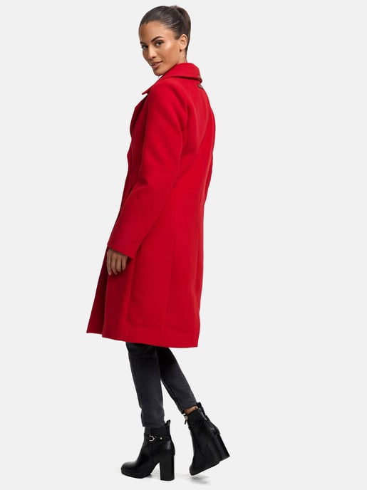 Navahoo Dames Trenchcoat Wooly – Premium Wintermantel met Elegante Pasvorm - Image 5