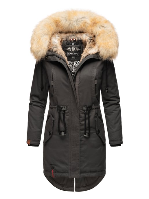 Navahoo Women’s Winter Jacket Bombi – Premium Collection with Detachable Faux Fur Collar - Image 1
