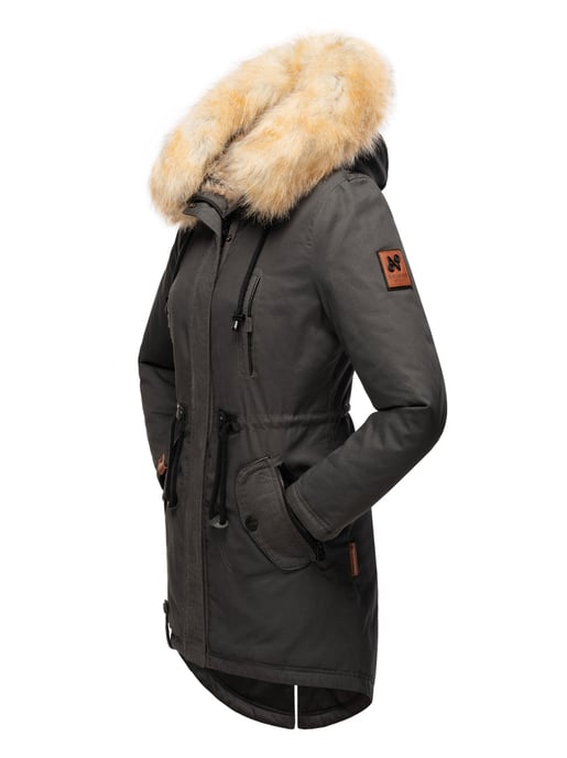 Navahoo Dam Vinterjacka Bombi – Premium Kollektion med Avtagbar Fuskpäls-krage - Image 5