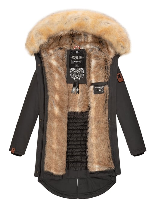Navahoo Dam Vinterjacka Bombi – Premium Kollektion med Avtagbar Fuskpäls-krage - Image 6