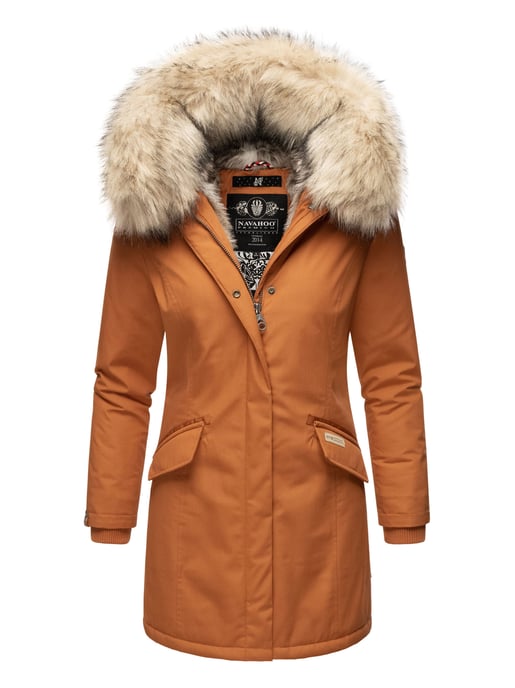 Navahoo Women’s Winter Parka Cristal – Premium Collection with Detachable Faux Fur Collar - Image 1