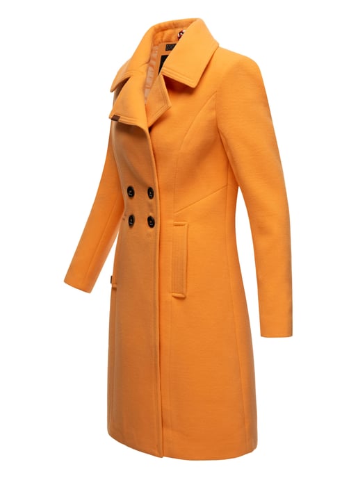 Navahoo Dames Trenchcoat Wooly – Premium Wintermantel met Elegante Pasvorm - Image 3