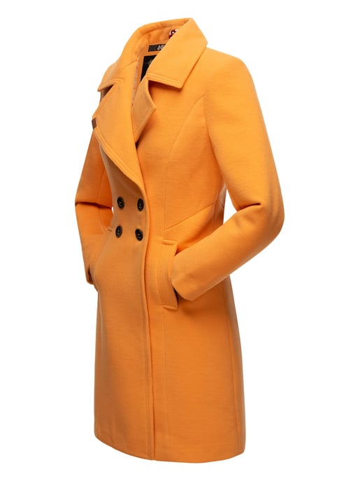 Navahoo Dames Trenchcoat Wooly – Premium Wintermantel met Elegante Pasvorm - Image 4