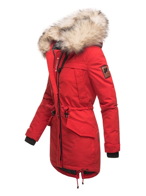 Navahoo Premium Dames Winterjas Lady Like – Klassieke Parka met Afneembare Kunstbontkraag - Image 2