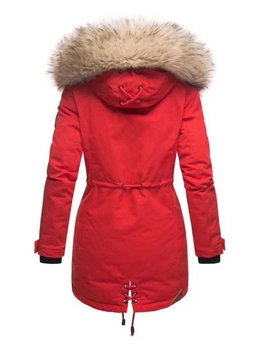 Navahoo Premium Dames Winterjas Lady Like – Klassieke Parka met Afneembare Kunstbontkraag - Image 3