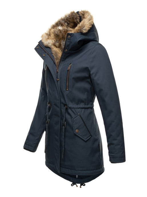 Navahoo Dames Winterjas Diamond – Warm, Elegant & Teddyfleece Voering - Image 2