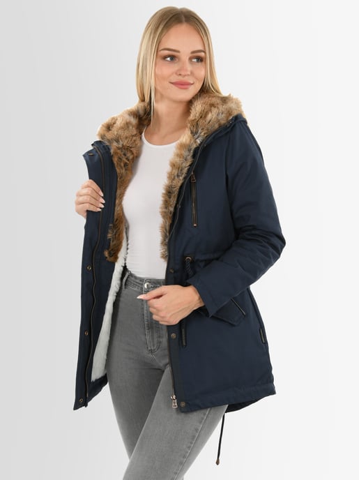 Navahoo Dames Winterjas Diamond – Warm, Elegant & Teddyfleece Voering - Image 6
