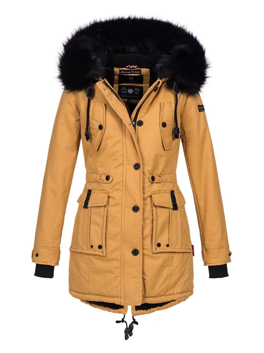Navahoo Women’s Winter Jacket Luluna – With Teddy Fleece & Detachable Faux Fur Collar - Image 1
