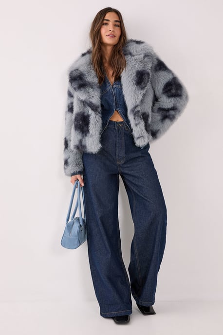 Cow Fur Collar Jacket - Image 2