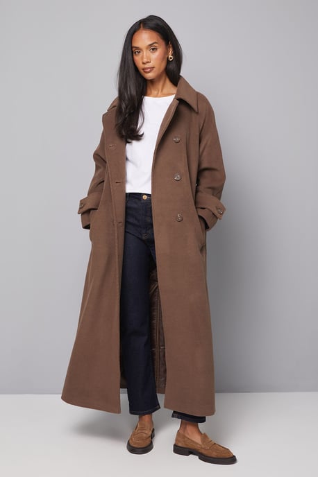 Maxi Double Breasted Car Coat - Image 1