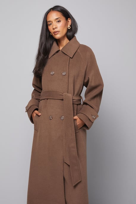 Maxi Double Breasted Car Coat - Image 4