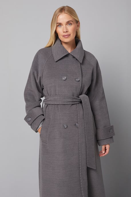 Petite Maxi Double Breasted Car Coat - Image 2