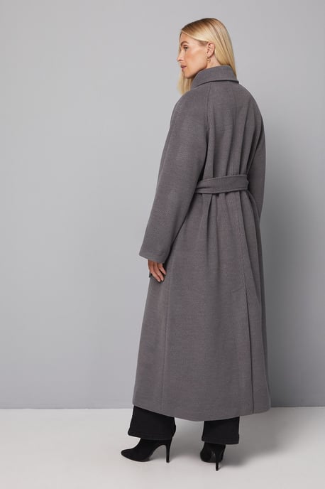 Petite Maxi Double Breasted Car Coat - Image 3