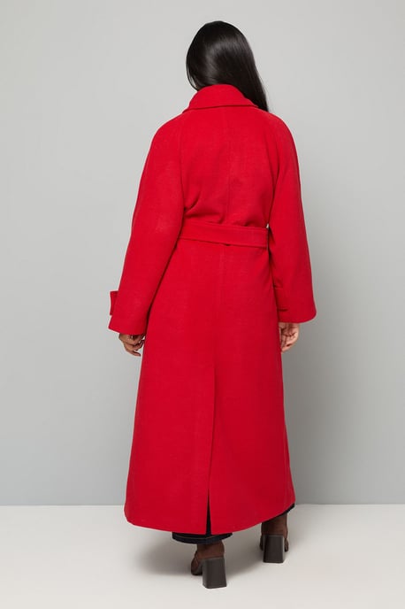 Petite Maxi Double Breasted Car Coat - Image 5