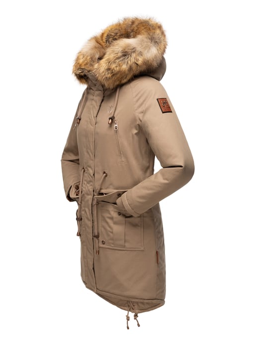 Navahoo Dam Vinterjacka Rosinchen – Klassisk Parka med Avtagbar Fuskpäls-krage - Image 4