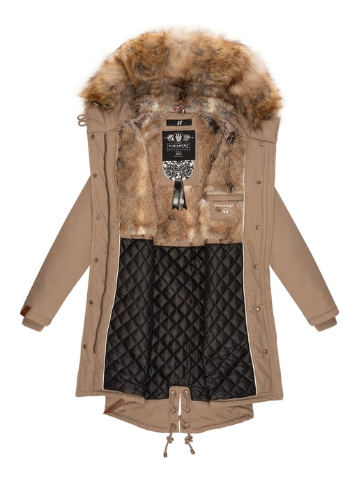 Navahoo Dam Vinterjacka Rosinchen – Klassisk Parka med Avtagbar Fuskpäls-krage - Image 6