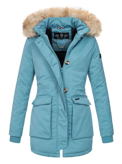 Navahoo Dames Winterjas Schneeengel – Warm, Waterafstotend & Met Afneembare Bontkraag - Image 1