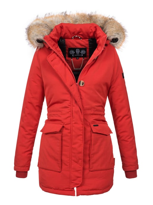 Navahoo Dames Winterjas Schneeengel – Warm, Waterafstotend & Met Afneembare Bontkraag - Image 1