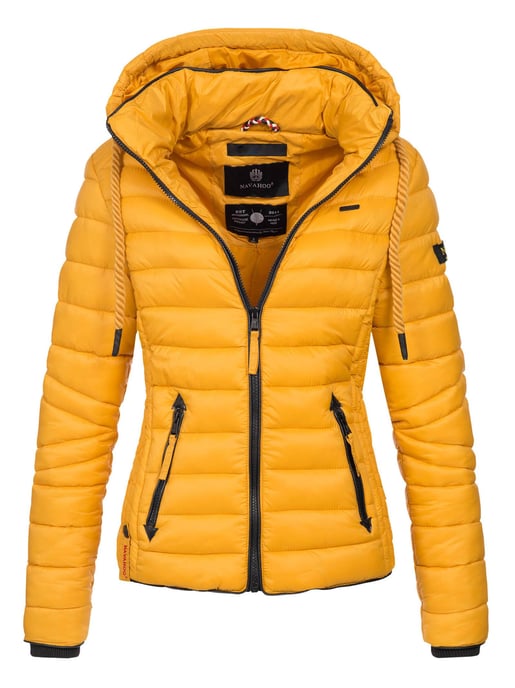 Navahoo Dames Gewatteerde Jas Lulana – Licht, Trendy & Afneembare Capuchon - Image 1