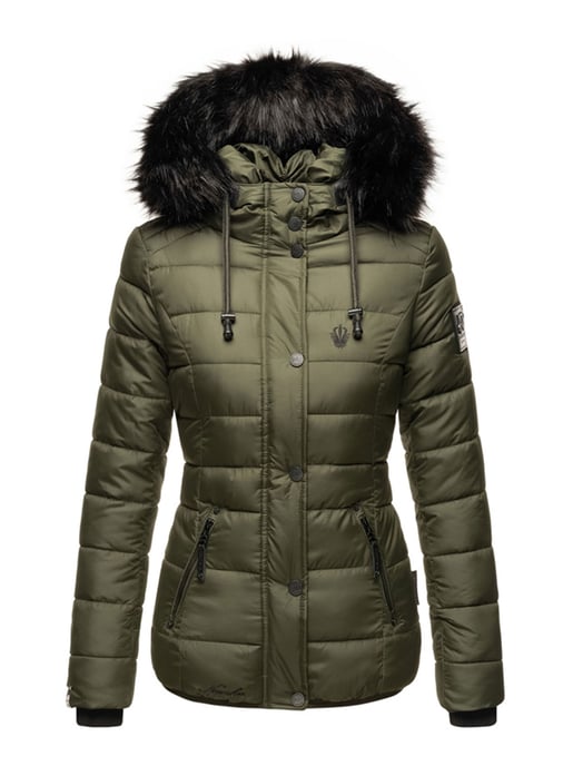 Navahoo Dam Quiltad Jacka Zuckerbiene – Varm, Stilfull & Med Teddyfoder och Huva - Image 2